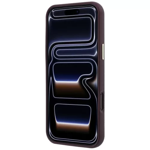 iPhone 18 Pro / 17 Pro Bordó Lacoste Champs Elysees Embossed MagSafe -3666339646103 5 kép
