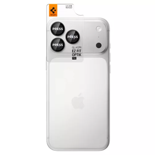 iPhone 18 Pro Max / 18 Pro sötétszürke Spigen Glass tR EZ Fit Optik-8800337251722 2 kép