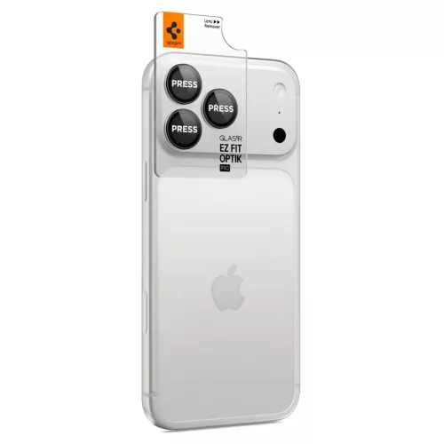 iPhone 18 Pro Max / 18 Pro sötétszürke Spigen Glass tR EZ Fit Optik-8800337251722 6 kép