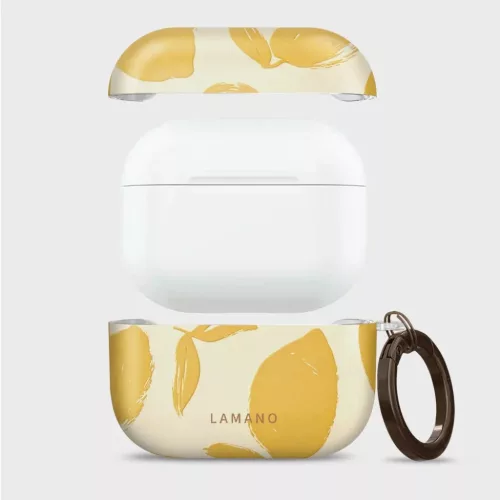 Apple AirPods Pro 3 Lemon Haze Tech-Protect Lamano fülhallgató tok k-5906302343027 5 kép