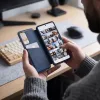 Samsung Galaxy S26 FE sötétkék Tech-Protect Smart Wallet kinyithat�-5906302343300 6 kép