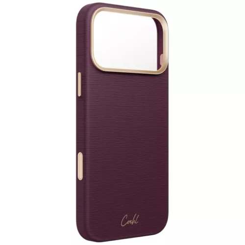 iPhone 18 Pro Max / 17 Pro Max bordó UNIQ Coehl Mirelle Magnetic Char-8886950600482 3 kép