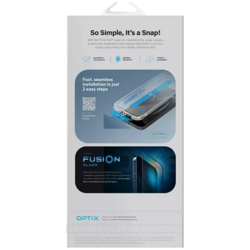 iPhone 18 Pro UNIQ Optix SwiftFit Vivid DX2 betekintésgátló edzett -8886463699980 6 kép