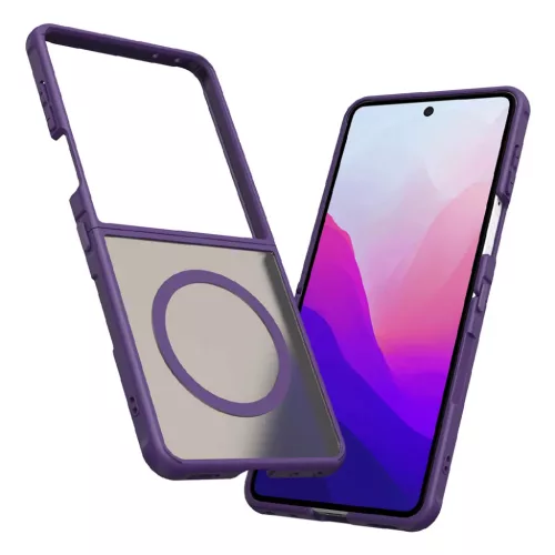 Samsung Galaxy Z Flip8 lila Techsuit HaloFrost II MagSafe tok-5949419377271 3 kép