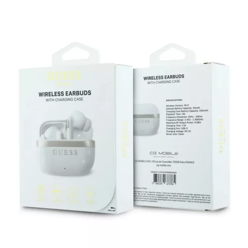 Guess Gold Line Glossy Finish TWS vezeték nélküli fülhallgató, fe-3666339673765 6 kép