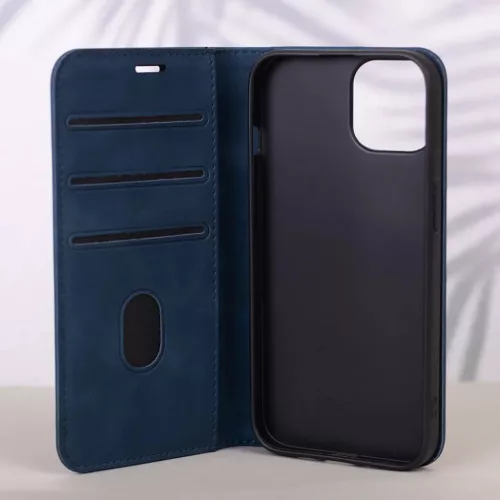 Xiaomi 17T Pro sötétkék TFO Smart Suede oldalra nyíló műbőr tok-5908067011463 6 kép
