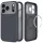 iPhone 17 Pro / 18 Pro sötétszürke Tech-Protect Uniq MagSafe CC szilikon hátlap tok