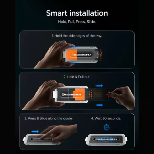 Apple iPhone 16 Pro Max / 17 Pro Max / 18 Pro Max Spigen Glas.tR EZ Fi-8800337251777 7 kép