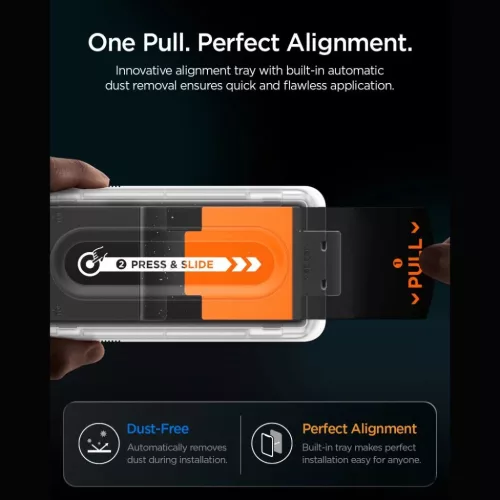 Apple iPhone 16 Pro Max / 17 Pro Max / 18 Pro Max Spigen Glas.tR EZ Fi-8800337251777 10 kép