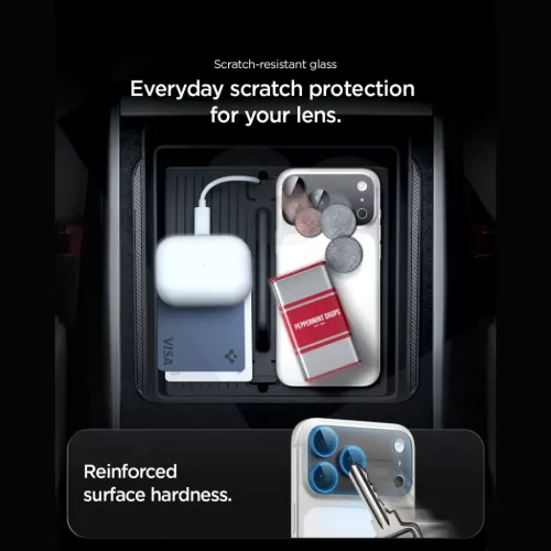 iPhone 18 Pro sötétszürke Spigen Optik Pro XL Glas.tR EZ Fit kamera-8800337251647 9 kép