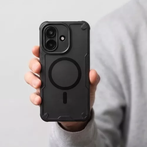 Xiaomi Redmi Note 17 Pro 5G Matt fekete Tech-Protect Rugged Shield Mag-5906302343560 5 kép
