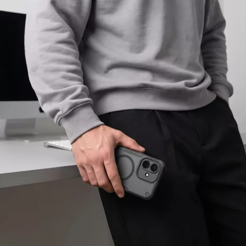 Xiaomi Redmi Note 17 Pro 5G Matt fekete Tech-Protect Rugged Shield Mag-5906302343560 6 kép