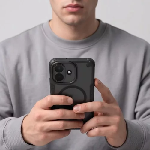 Xiaomi Redmi Note 17 Pro 5G Matt fekete Tech-Protect Rugged Shield Mag-5906302343560 7 kép