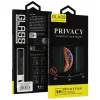  iPhone 18 Pro fekete Privacy betekintésgátló edzett üveg-5900217509301 7 kép