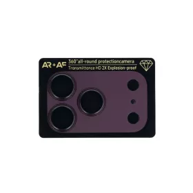  iPhone 18 Pro mélybordó alumínium keretes edzett üveg kameralencs-5900217509004 1 kép
