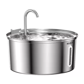 ROJECO rozsdamentes acél macska-ivókút, 3,2 l (RYSJSLTH-17)-6975116296316 1 kép