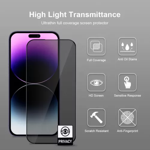  Apple iPhone 17 Pro / 18 Pro fekete Easy-Stick betekintésgátló edz-5900217509028 7 kép