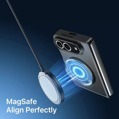 iPhone Duo fekete Dux Ducis Aimo MagSafe védőtok zsanérvédelem né-6980053733633 6 kép