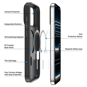 iPhone 18 Pro / iPhone 17 Pro világoslila Dux Ducis Yind MagSafe hát-6980053732919 2 kép