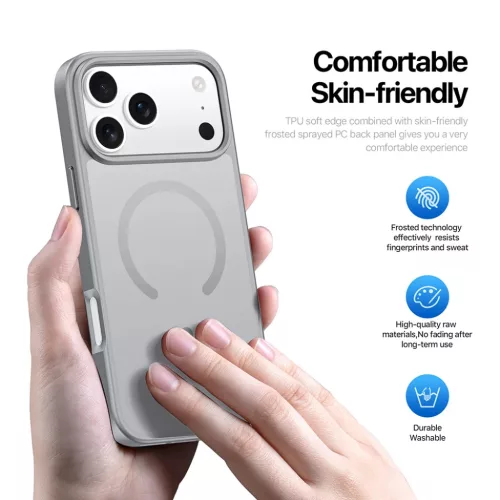 iPhone 18 Pro / iPhone 17 Pro világoslila Dux Ducis Yind MagSafe hát-6980053732919 4 kép