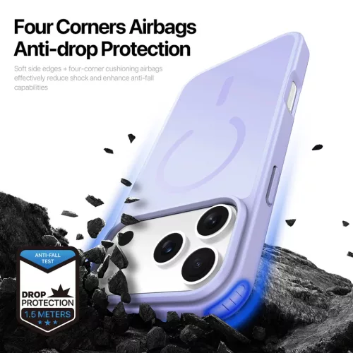 iPhone 18 Pro / iPhone 17 Pro világoslila Dux Ducis Yind MagSafe hát-6980053732919 6 kép
