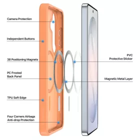 Samsung Galaxy S26 világoslila Dux Ducis Yind MagSafe védőtok-6978943384782 2 kép