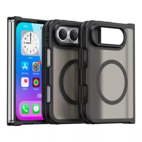 iPhone Duo fekete Techsuit HaloFrost II MagSafe védőtok
