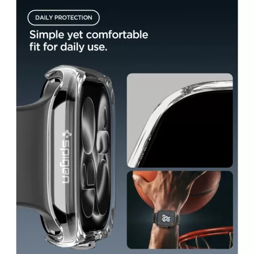 Apple Watch 12 (46 mm) Átlátszó Spigen Thin Fit tok-8800337250190 7 kép