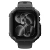  Apple Watch 12 (42 mm) matt fekete Spigen Rugged Armor védőtok-8800337250053 3 kép