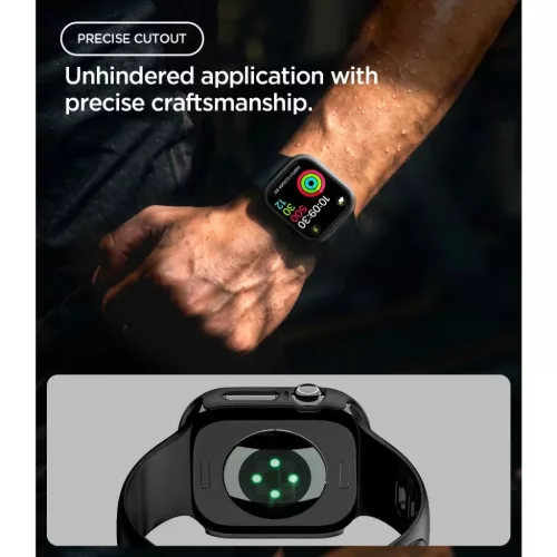  Apple Watch 12 (42 mm) fekete Spigen Thin Fit védőtok-8800337250084 8 kép