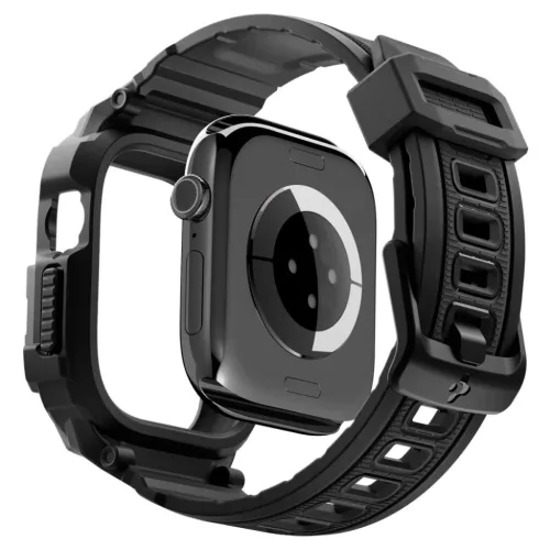  Apple Watch 12 (46 mm) matt fekete Spigen Rugged Armor Pro szíj beé-8800337250220 4 kép