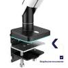 Diablo RGB X-Arm asztali monitortartó kar LED RGB világítással, 17-5904405578216 6 kép