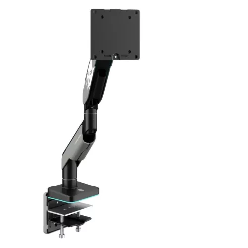 Diablo RGB X-Arm LED RGB asztali monitortartó kar 17"–49", szürke--5904405579855 3 kép