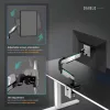 Diablo RGB X-Arm LED RGB asztali monitortartó kar 17"–49", szürke--5904405579855 6 kép