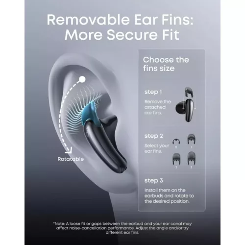 Anker Soundcore Liberty Buds fekete D1200G11 Bluetooth fülhallgató-194644269449 3 kép