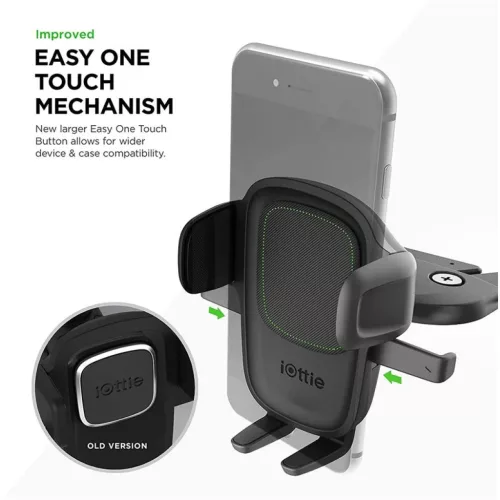 iOttie Easy One Touch 5 CD meghajtóba helyezhető telefontartó-857199008290 2 kép
