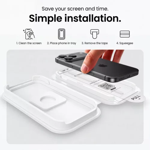 iPhone 17 Pro Max / iPhone 18 Pro Max Tech-Protect OneTouch Set+ edzet-5906302343089 8 kép