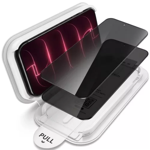 iPhone 18 Pro Max betekintésgátló edzett üveg Tech-Protect OneTouc-5906302343119 2 kép