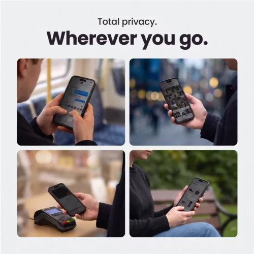 iPhone 18 Pro Max betekintésgátló edzett üveg Tech-Protect OneTouc-5906302343119 10 kép