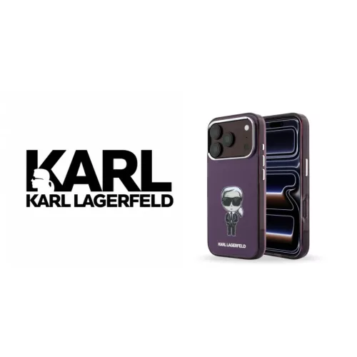 Apple iPhone 18 Pro Max / iPhone 17 Pro Max Karl Lagerfeld IML Ikonik -3666339661212 9 kép