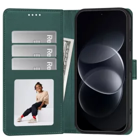 Xiaomi Redmi Note 17 Pro 5G zöld Tech-Protect Wallet kinyitható pén-5906302399291 2 kép