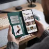 Xiaomi Redmi Note 17 Pro 5G zöld Tech-Protect Wallet kinyitható pén-5906302399291 4 kép