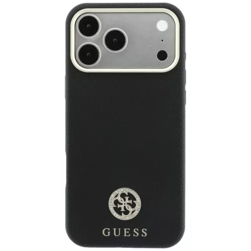 iPhone 18 Pro / 17 Pro hátlaptok – fekete Guess MagSafe tok szemcs�-3666339653781 3 kép