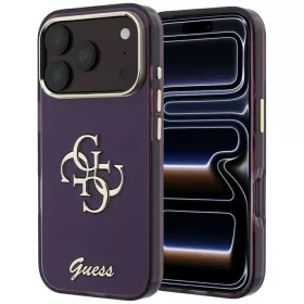Apple iPhone 18 Pro Max / 17 Pro Max bordó Guess IML 4G Script Metal -3666339655792 1 kép