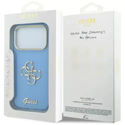 Apple iPhone 18 Pro Max / iPhone 17 Pro Max világoskék Guess IML 4G -3666339655839 8 kép