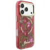 iPhone 18 Pro / iPhone 17 Pro bordó Guess IML Glitter Blossom Roses M-3666339655709 4 kép