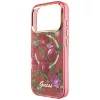 iPhone 18 Pro / iPhone 17 Pro bordó Guess IML Glitter Blossom Roses M-3666339655709 6 kép