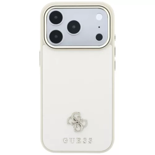 iPhone 18 Pro / iPhone 17 Pro készülékhez való bézs Guess Saffian-3666339652784 3 kép