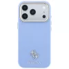 iPhone 18 Pro / 17 Pro világoskék Guess Saffiano Small 4G & Classic -3666339652708 3 kép