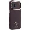 iPhone 18 Pro Max / iPhone 17 Pro Max bordó Guess Saffiano Small 4G &-3666339652678 4 kép